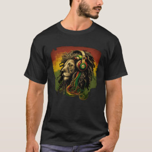 Camiseta Rasta Reggae León De Judá Raíces Rastafarias Regga