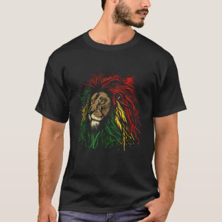 Camiseta Rasta Reggae León De Judah Raíces Jamaiquinas Rast