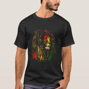 Camiseta Rasta Reggae León De Judah Raíces Jamaiquinas Rast