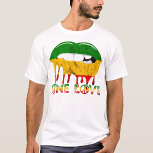 Camiseta Rasta Reggae Liga Música Boca Jamaiquina Un Orgull