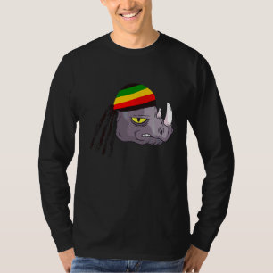 Camiseta Rasta Reggae Rhino Raíces Rastafarias Uno Ama Jama