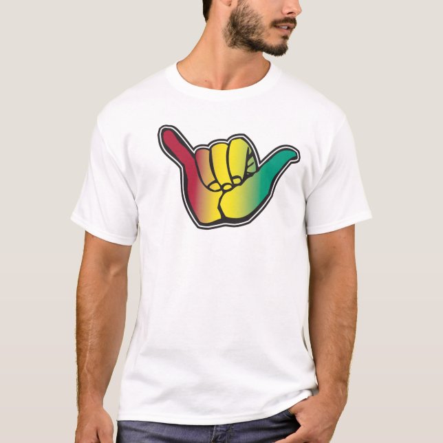 Camiseta Rasta Shaka (Anverso)