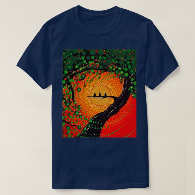 Camiseta Rasta Three Little Birds 1 (Diseño del anverso)