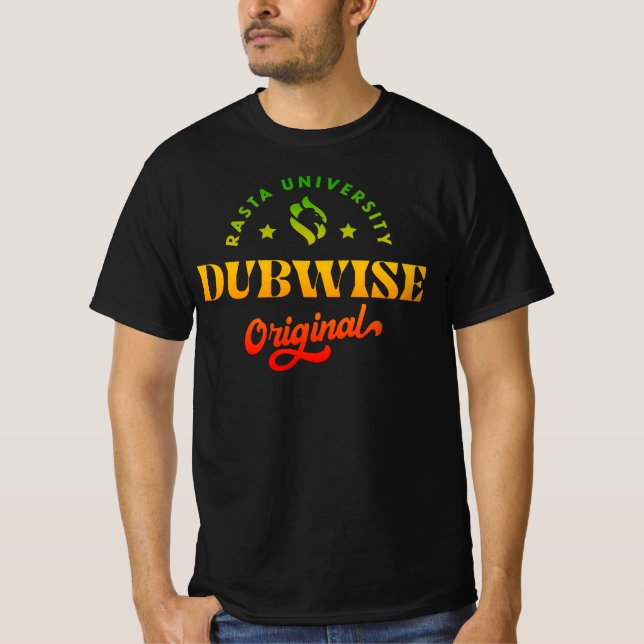 Camiseta Rasta University Dubwise Original Rasta Reggae (Anverso)