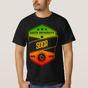 Camiseta Rasta University Soca Good Vibes Rasta Reggae