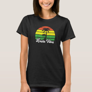 Camiseta Rasta Vibes Reggae Jamaica Rastafari Rastafarian P