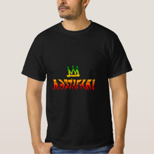 Camiseta Rastafari distorsionó el reggae de los colores ras