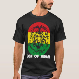 Camiseta Rastafari Lion Head Jamaica Souvenir Rasta Roots R