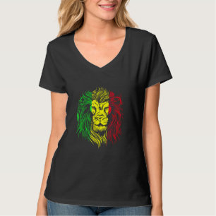 Camiseta Rastafari Lion Mandala Reggae Music Jamaica Rast