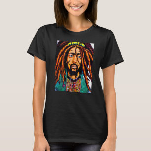 Camiseta Rastaman Reggae Dub Jah Rasta diseño Premium