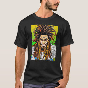 Camiseta Rastaman Reggae Dub Jah Rasta diseño Premium_24