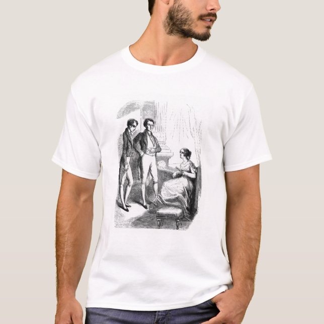 Camiseta Rastignac introdujo a señora de Nucingen (Anverso)