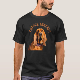 Camiseta Rastreador de café perro de perro de perro