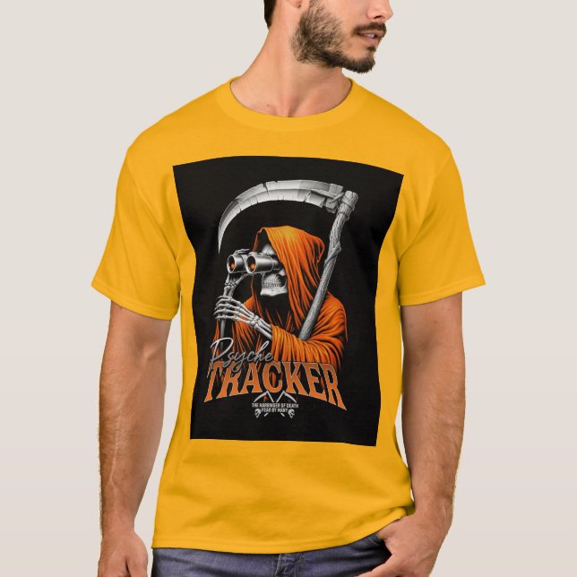 Camiseta Rastreador de Dsyche: Abraza el viaje (Anverso)