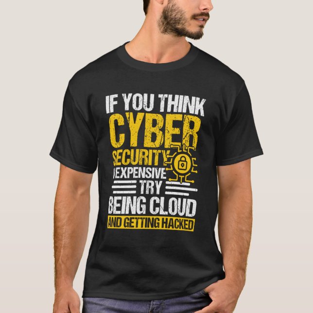 Camiseta Rastreador De Seguridad Cibernética Y Profesional  (Anverso)