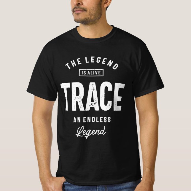 Camiseta Rastrear nombre personalizado (Anverso)