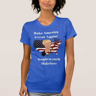 Camiseta Rastrillo América grande una vez más Donald Trum