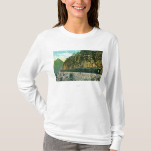 Camiseta Rastro al norte del punto rocoso, del paso blanco