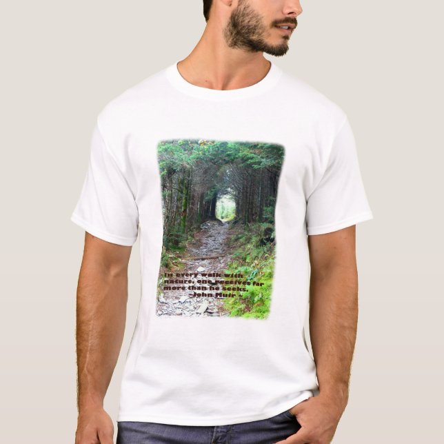 Camiseta Rastro de la cueva del alumbre: Cada paseo (Anverso)