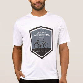 Camiseta Rastro de la orilla del lago de Chicago