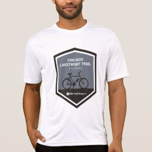 Camiseta Rastro de la orilla del lago de Chicago