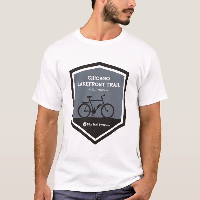 Camiseta Rastro de la orilla del lago de Chicago (Anverso)