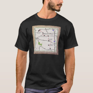 CAMISETA RASTRO DEAM DEL KT KNOBSTONE DEL MAPA DEL RASTRO A
