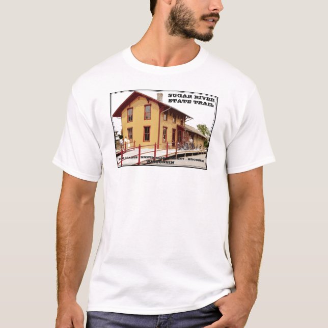 Camiseta Rastro del estado del río del azúcar (Anverso)