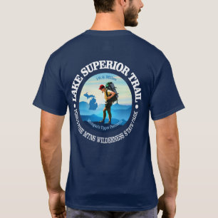Camiseta Rastro del lago Superior (caminante C)