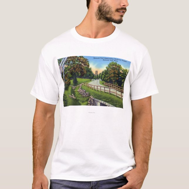 Camiseta Rastro del Mohawk que se acerca a la cumbre de (Anverso)