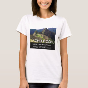 Camiseta Rastro personalizado Machu Picchu del inca