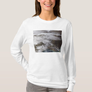 Camiseta Rastros de la disipación de los aviones