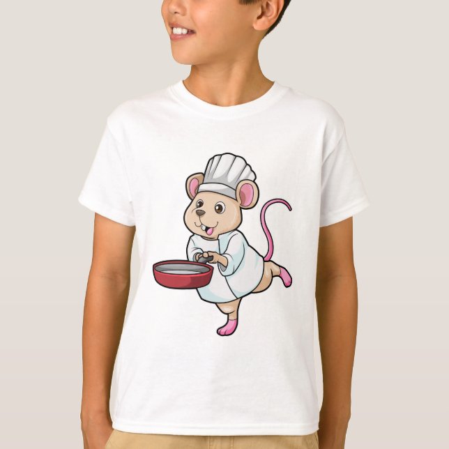 Camiseta Rat as Cook con gorra de Pan y Cocina (Anverso)