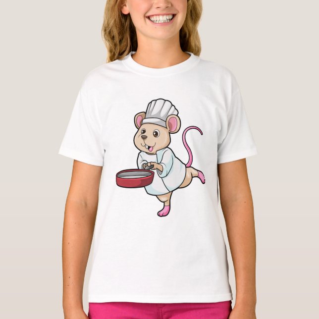 Camiseta Rat as Cook con gorra de Pan y Cocina (Anverso)