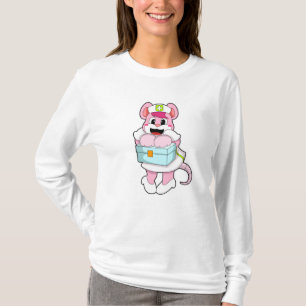 Camiseta Rat como enfermera con caja