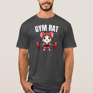 Camiseta Rat de gimnasia divertida
