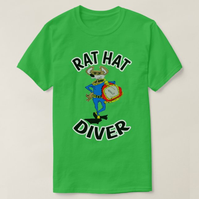Camiseta Rat Gorra Diver (Diseño del anverso)