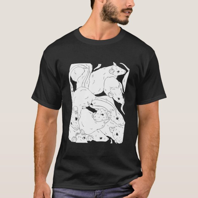 Camiseta Rat King I Wicca Rats Gótico Pastel de Brujas (Anverso)