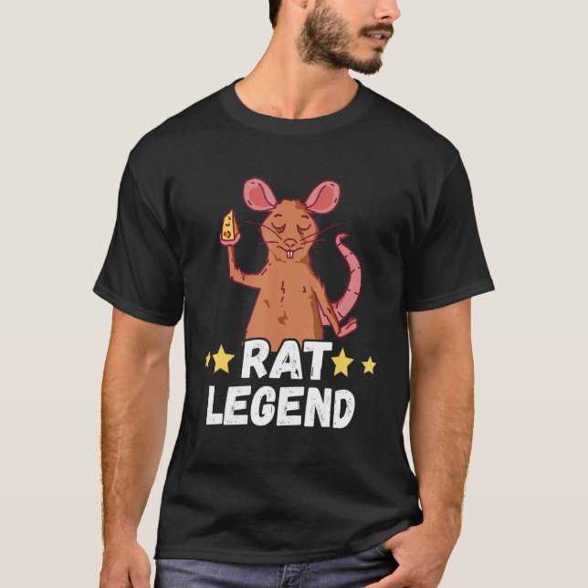 Camiseta Rat Lover Rodent Rat Owne, buscador de quesos de l (Anverso)