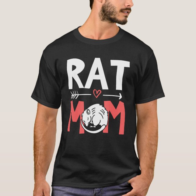 Camiseta Rat Mom  Rat   Cute Rats Owner (Anverso)