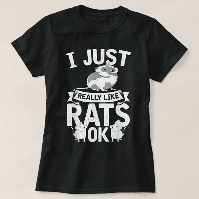 Camiseta Rat Mom Rats Lover Mujeres Chicas (Diseño del anverso)