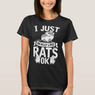 Camiseta Rat Mom Rats Lover Mujeres Chicas