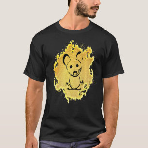 Camiseta Rat Motif Cute Rata En Mano Mascota De Queso Roden