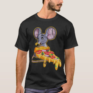 Camiseta Rat Pizza Ratón divertido para el ladrón