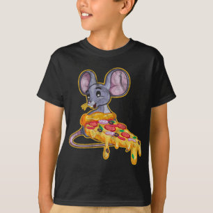 Camiseta Rat Pizza Ratón divertido para el ladrón
