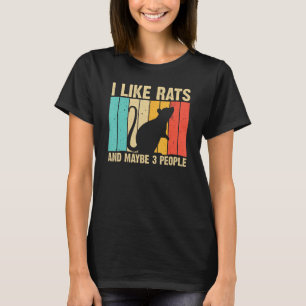 Camiseta Rat Rat Design Rat Lover Hombres Mujeres Rodent Mo