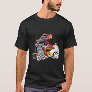 Camiseta Rat Rod Drag Carreras Vieja Escuela Carros Rat On