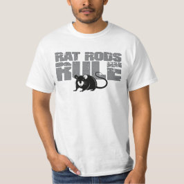 Camiseta Rat Rods Rule Retro Classic Car Tee Shirt