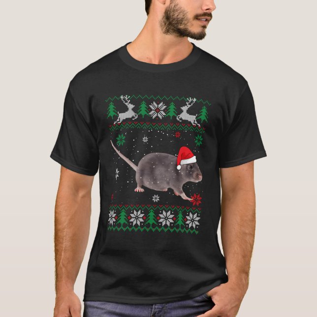 Camiseta Rat Santa Animals (Anverso)