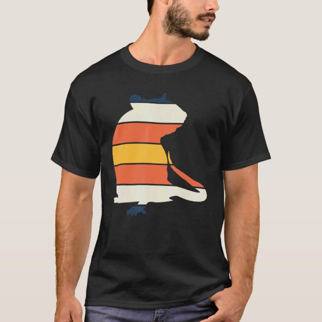 Camiseta Rat Silhouette Vintage Rats Rats (Anverso)